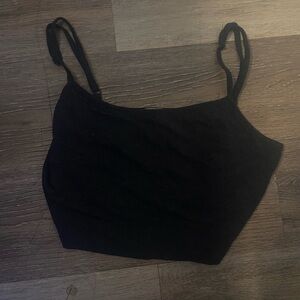 Princess Polly Black Crop Top